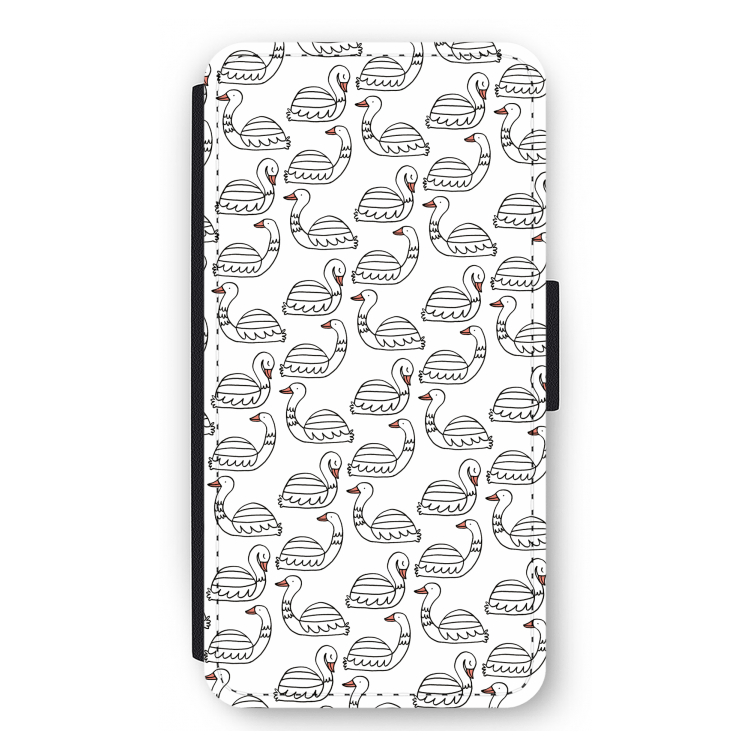 Zwanen: iPhone 11 Pro Max Flip Hoesje