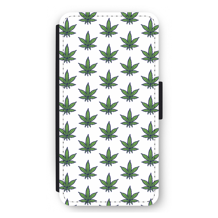Weed: iPhone 11 Pro Max Flip Hoesje