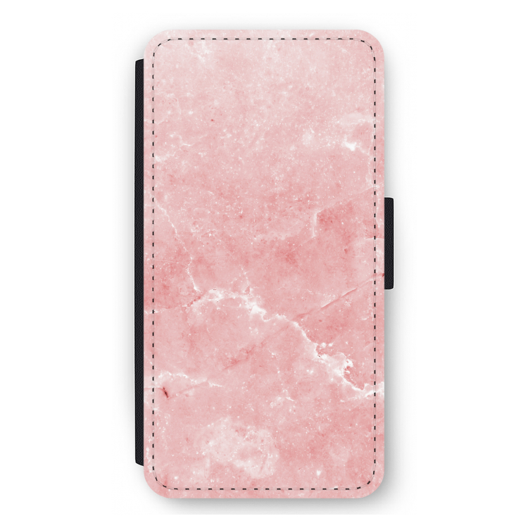 Roze marmer: iPhone 11 Pro Max Flip Hoesje