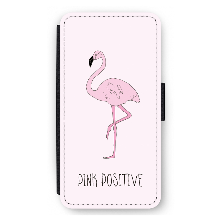 Pink positive: iPhone 11 Pro Max Flip Hoesje