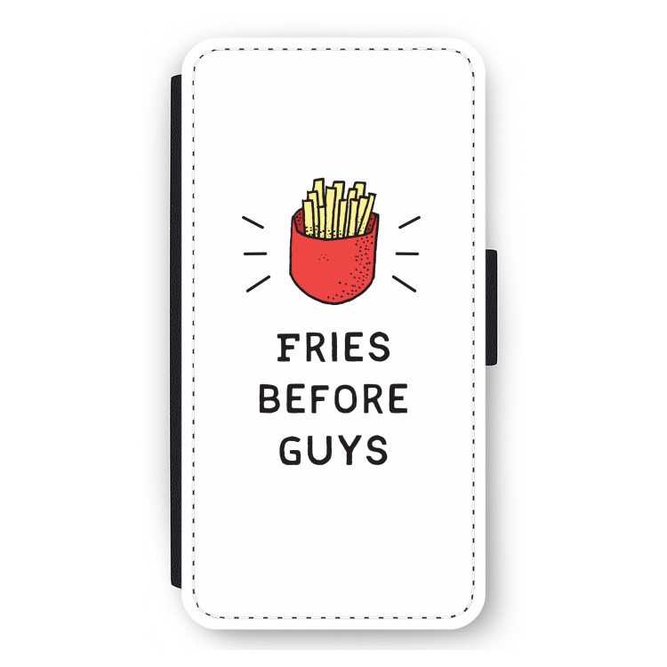 Fries before guys: iPhone 11 Pro Max Flip Hoesje