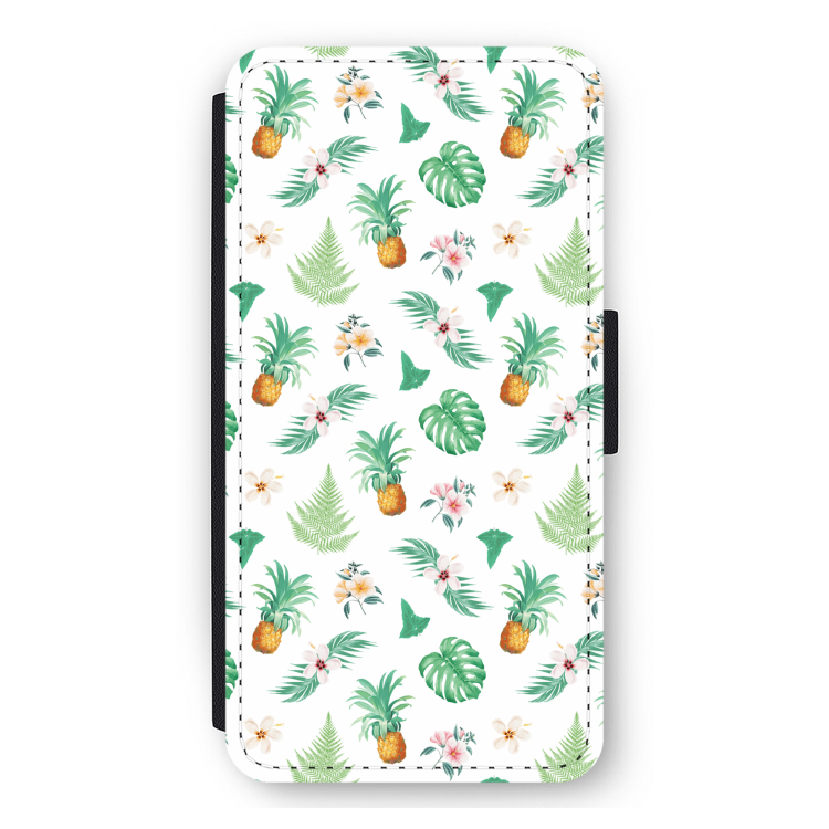 Ananas bladeren: iPhone 11 Pro Max Flip Hoesje