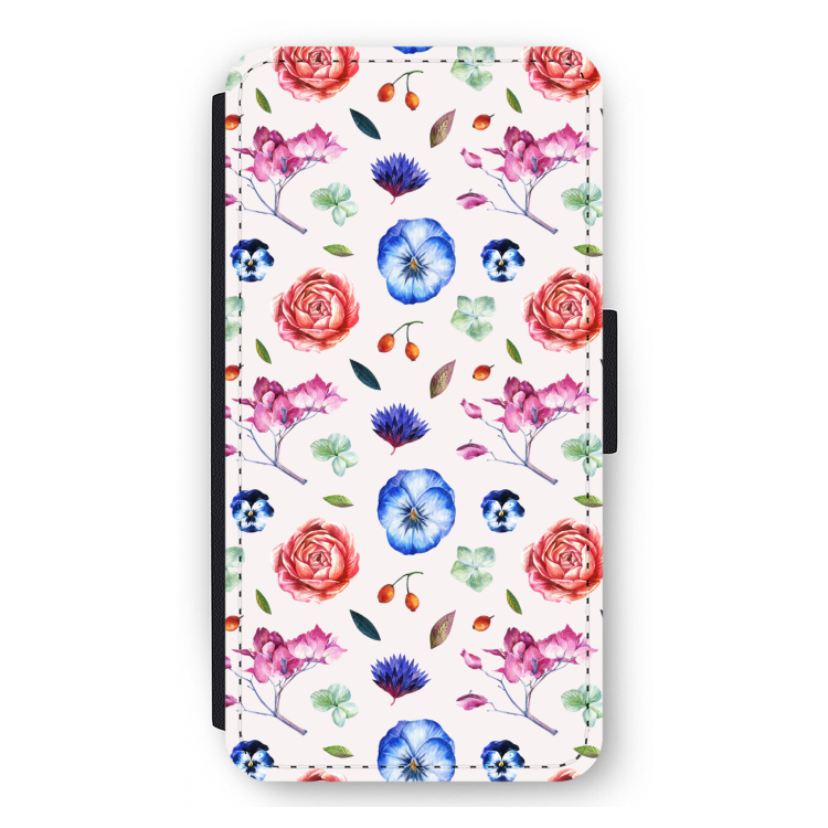 Bloemetjes: iPhone 11 Pro Max Flip Hoesje