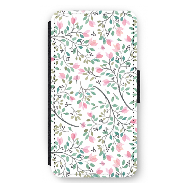 Sierlijke bloemen: iPhone 11 Pro Max Flip Hoesje