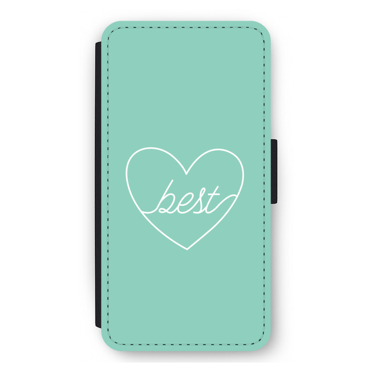 Best heart pastel: iPhone 11 Pro Max Flip Hoesje