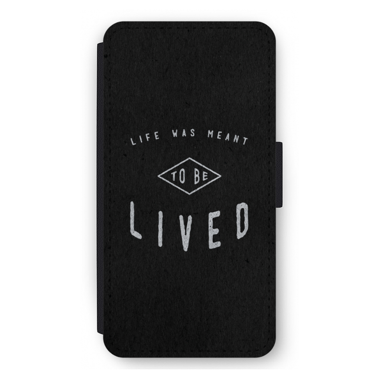 To be lived: iPhone 11 Pro Max Flip Hoesje