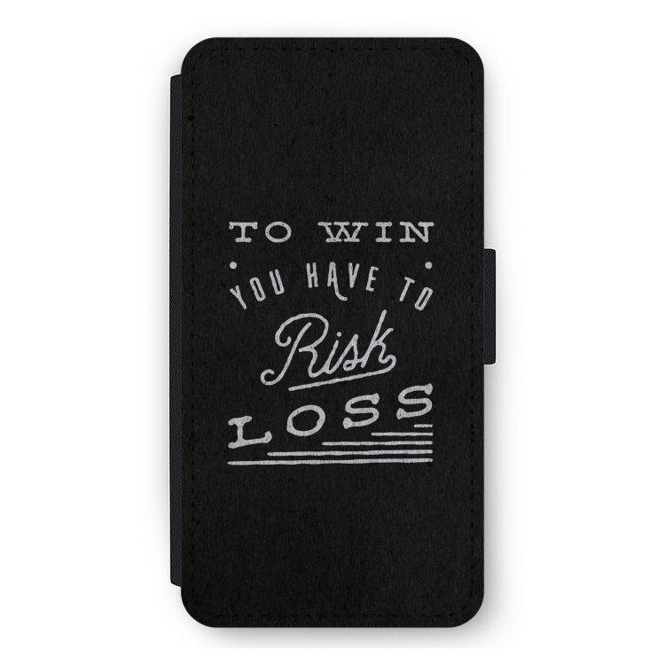 Risk loss: iPhone 11 Pro Max Flip Hoesje