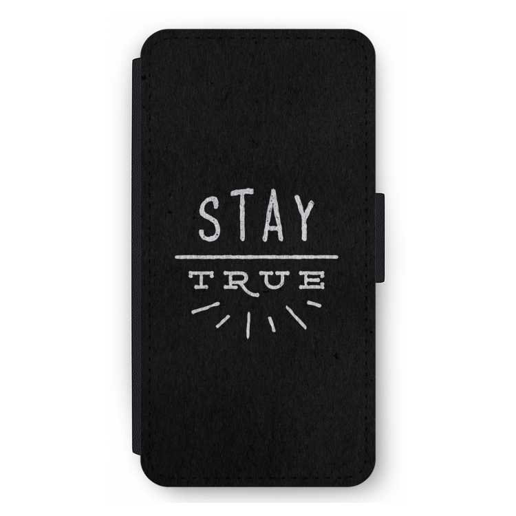 Stay true: iPhone 11 Pro Max Flip Hoesje