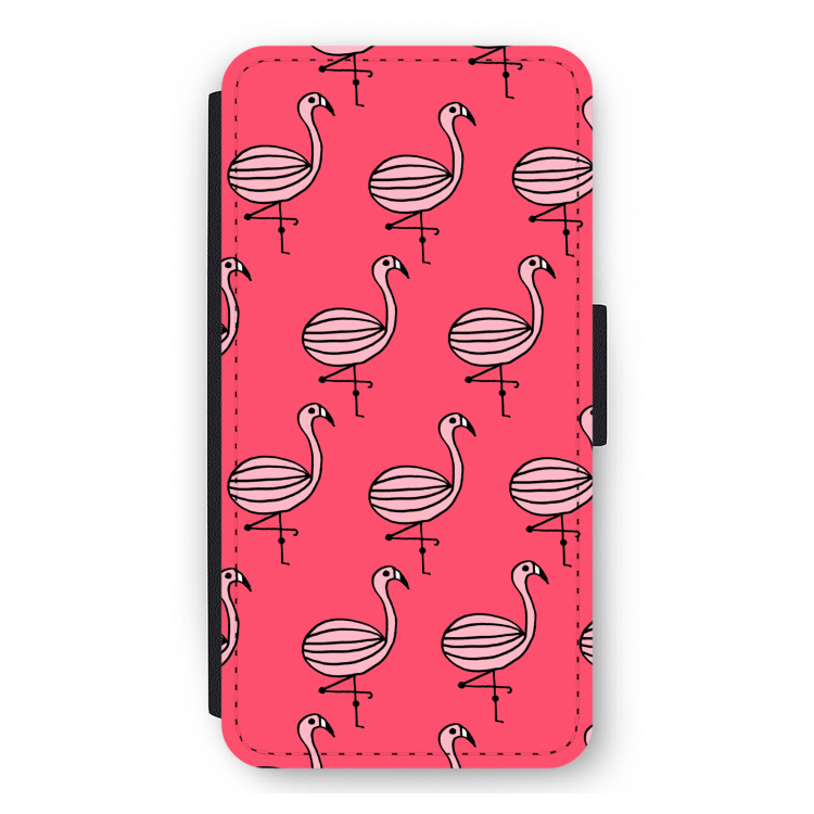 Flamingo: iPhone 11 Pro Max Flip Hoesje