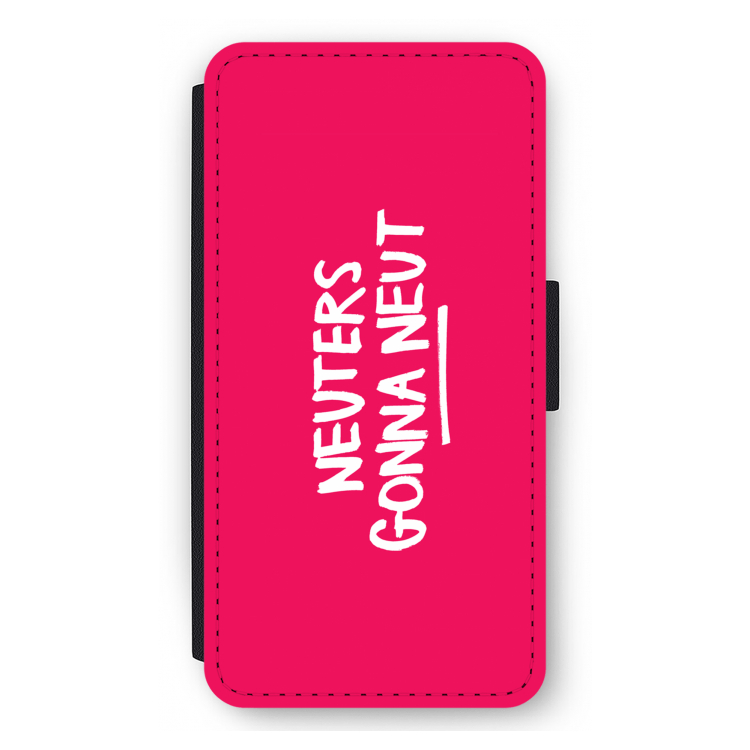 Neuters (roze): iPhone 11 Pro Max Flip Hoesje