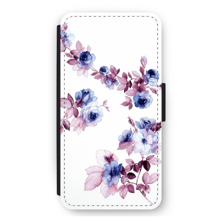 Waterverf bloemen: iPhone 11 Pro Max Flip Hoesje