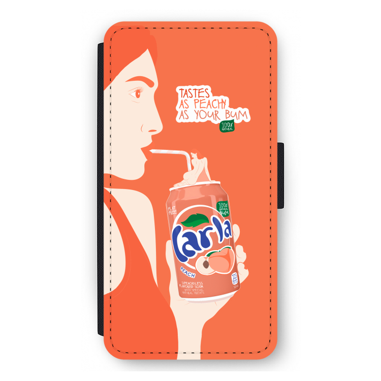 Peach please!: iPhone 11 Pro Max Flip Hoesje