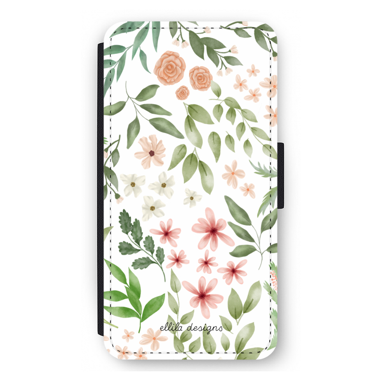 Botanical sweet flower heaven: iPhone 11 Pro Max Flip Hoesje