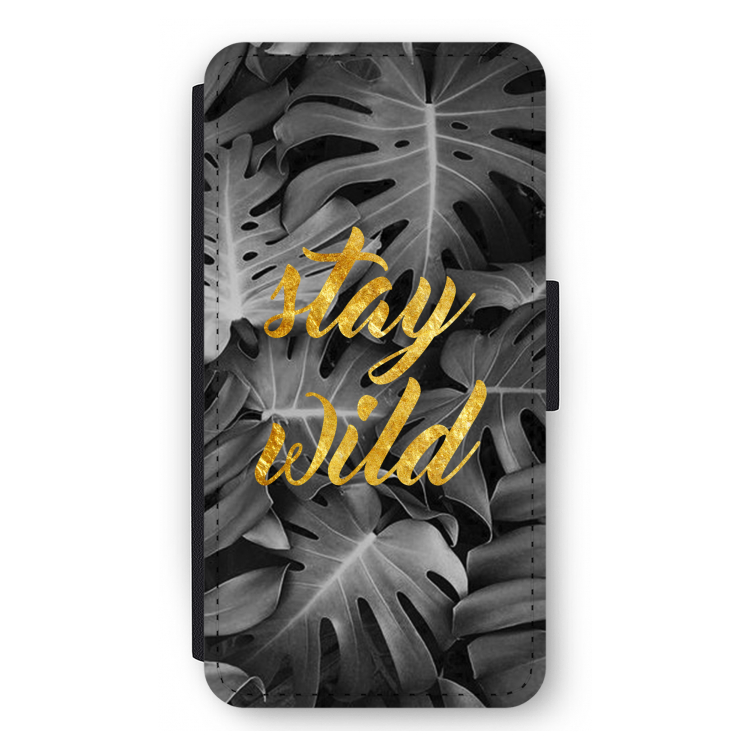 Stay wild: iPhone 11 Pro Max Flip Hoesje