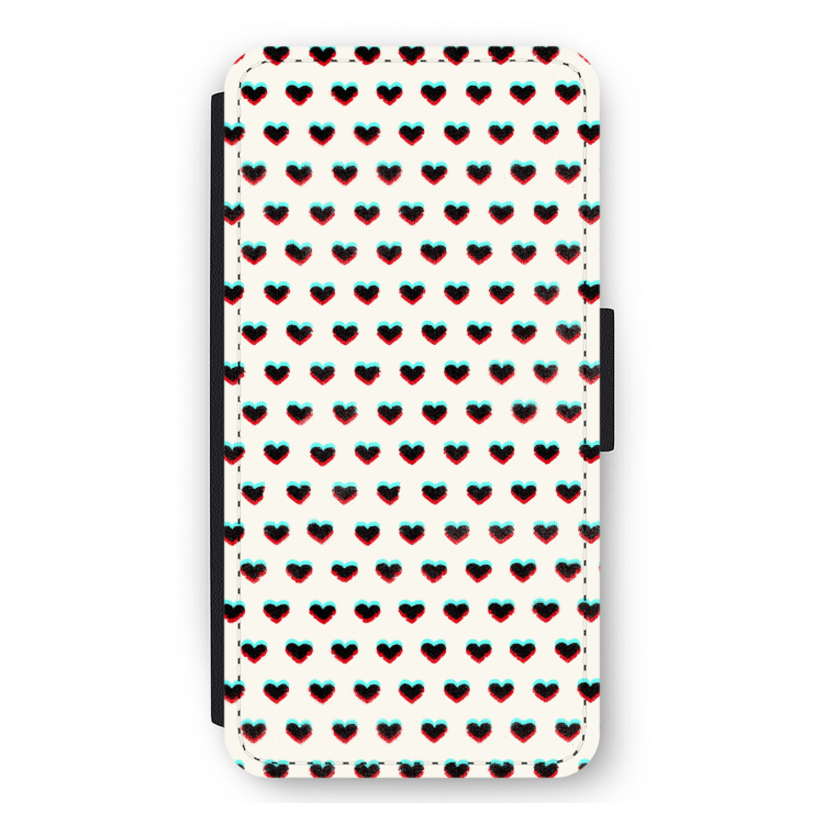 Hartjes: iPhone 11 Pro Max Flip Hoesje