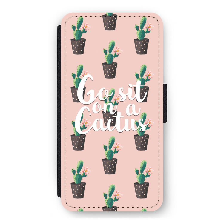 Cactus quote: iPhone 11 Pro Max Flip Hoesje