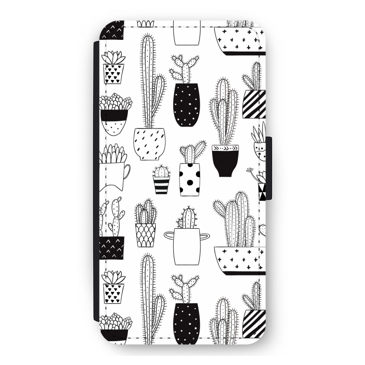 Cactusmotief: iPhone 11 Pro Max Flip Hoesje