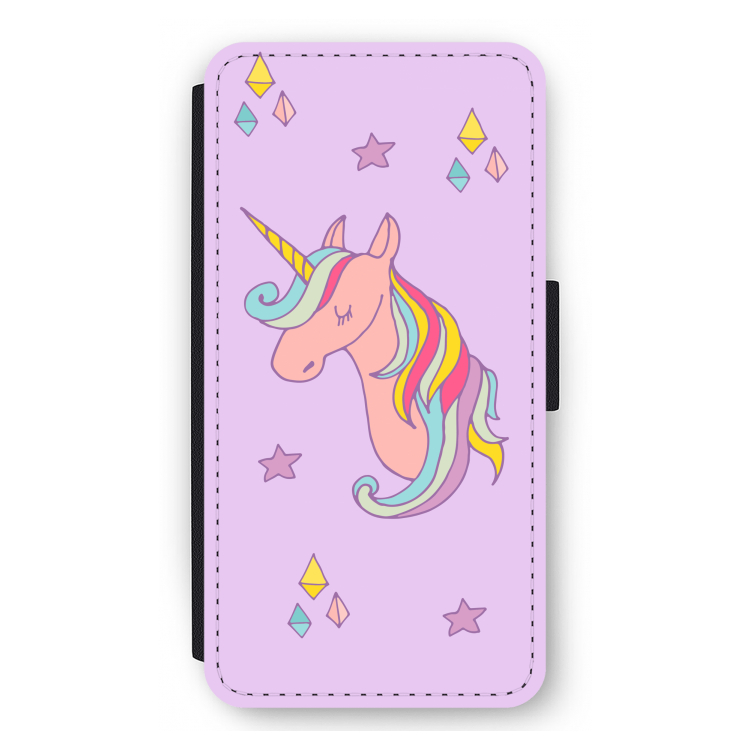 Roze eenhoorn: iPhone 11 Pro Max Flip Hoesje