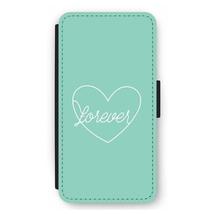 Forever heart pastel: iPhone 11 Pro Max Flip Hoesje