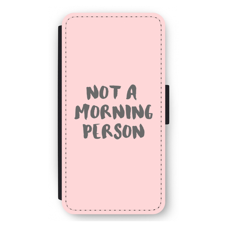 Morning person: iPhone 11 Pro Max Flip Hoesje