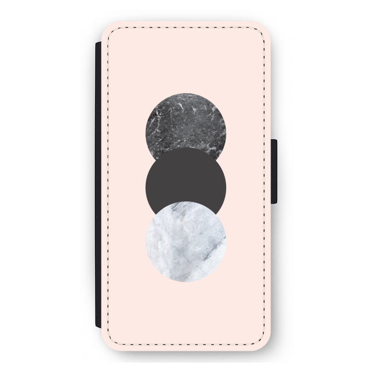 Marmeren cirkels: iPhone 11 Pro Max Flip Hoesje