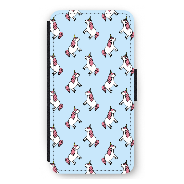 Eenhoorns overal: iPhone 11 Pro Max Flip Hoesje