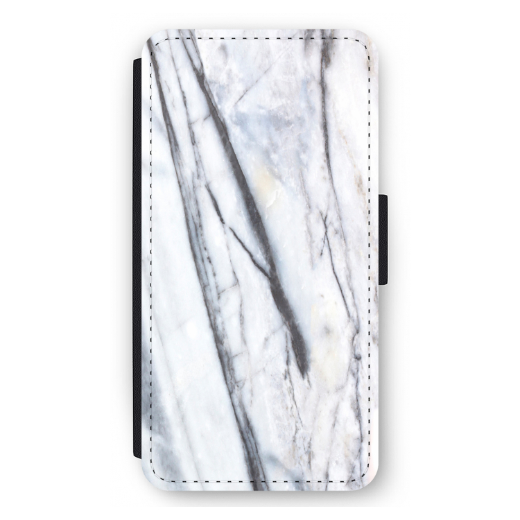 Gestreepte marmer: iPhone 11 Pro Max Flip Hoesje