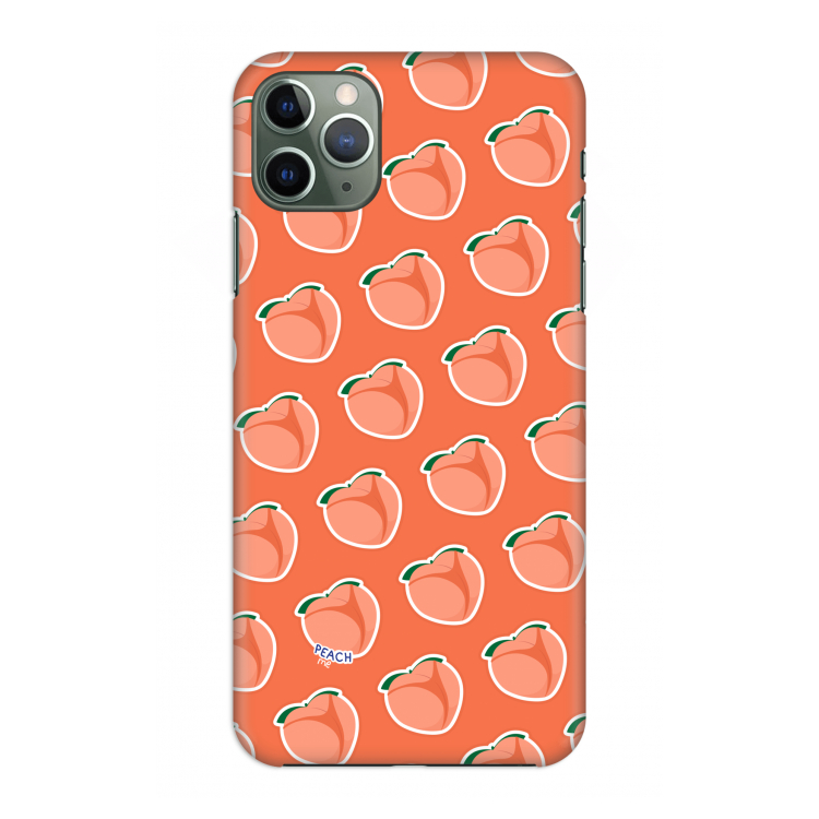 Just peachy: Volledig geprint iPhone 11 Pro Max Hoesje