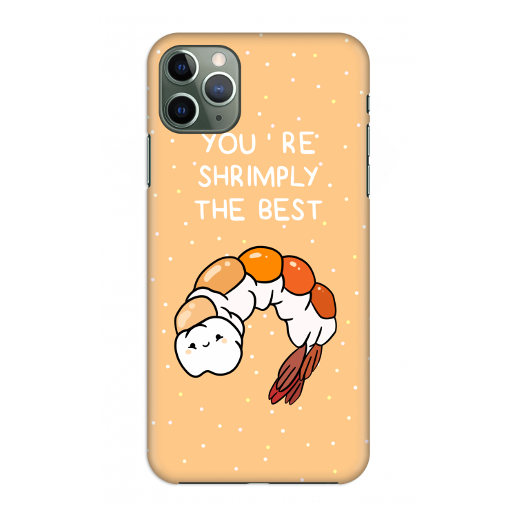 You're Shrimply The Best: Volledig geprint iPhone 11 Pro Max Hoesje