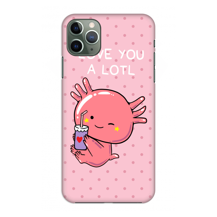Love You A Lotl: Volledig geprint iPhone 11 Pro Max Hoesje