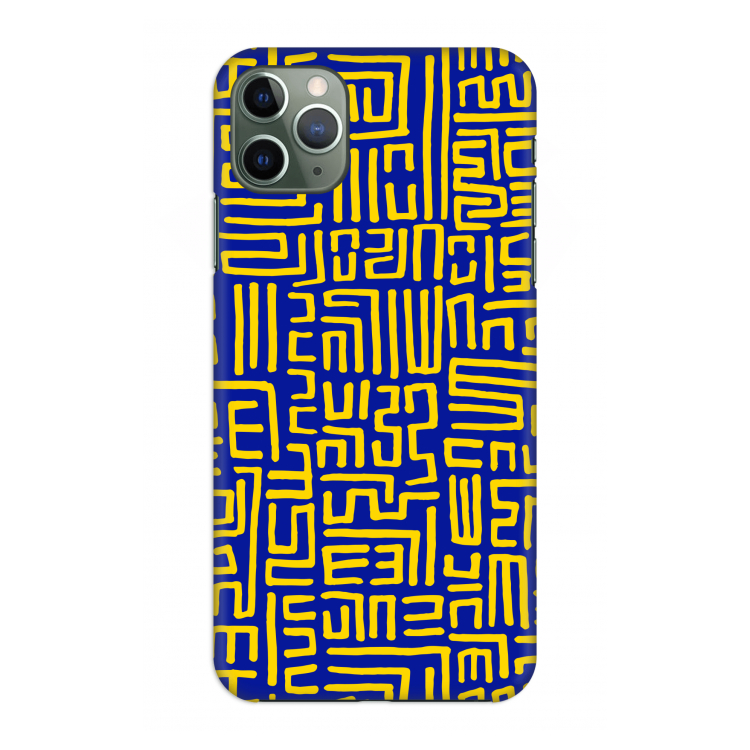 Majorelle Blue Print: Volledig geprint iPhone 11 Pro Max Hoesje