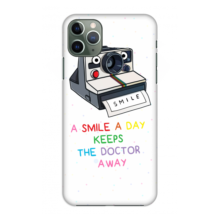 Smile: Volledig geprint iPhone 11 Pro Max Hoesje