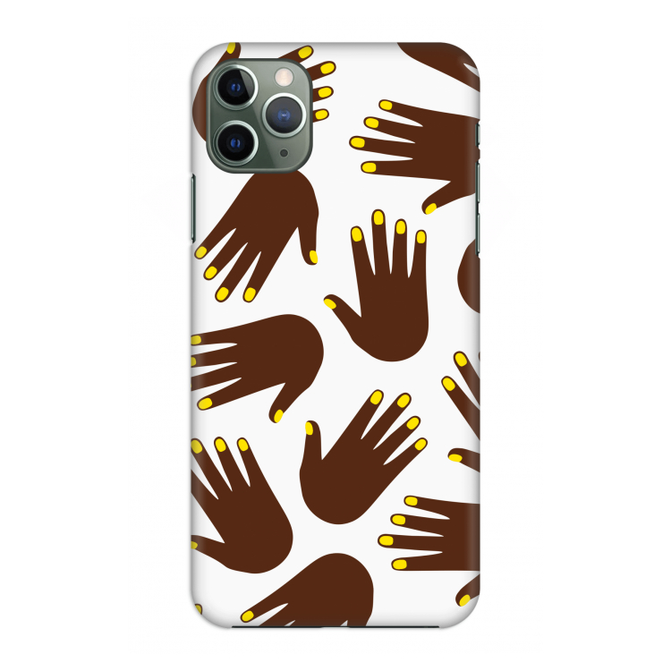 CaseCompany Hands dark: Volledig geprint iPhone 11 Pro Max Hoesje