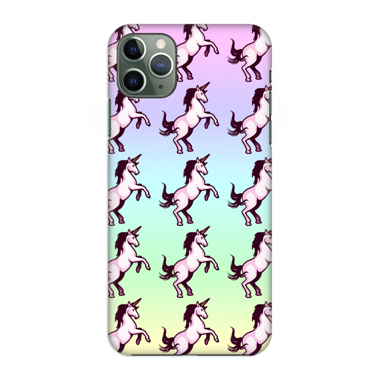 Musketon Unicorn: Volledig geprint iPhone 11 Pro Max Hoesje