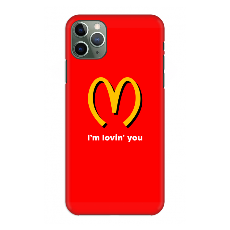 I'm lovin' you: Volledig geprint iPhone 11 Pro Max Hoesje