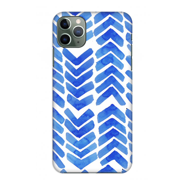 CaseCompany Blauwe pijlen: Volledig geprint iPhone 11 Pro Max Hoesje