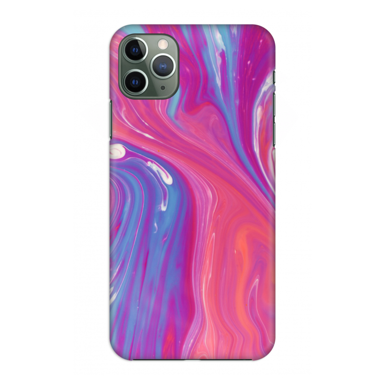 Paarse stroom: Volledig geprint iPhone 11 Pro Max Hoesje
