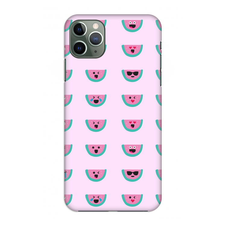 Smiley watermeloenprint: Volledig geprint iPhone 11 Pro Max Hoesje