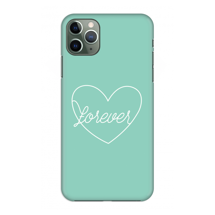 CaseCompany Forever heart pastel: Volledig geprint iPhone 11 Pro Max Hoesje