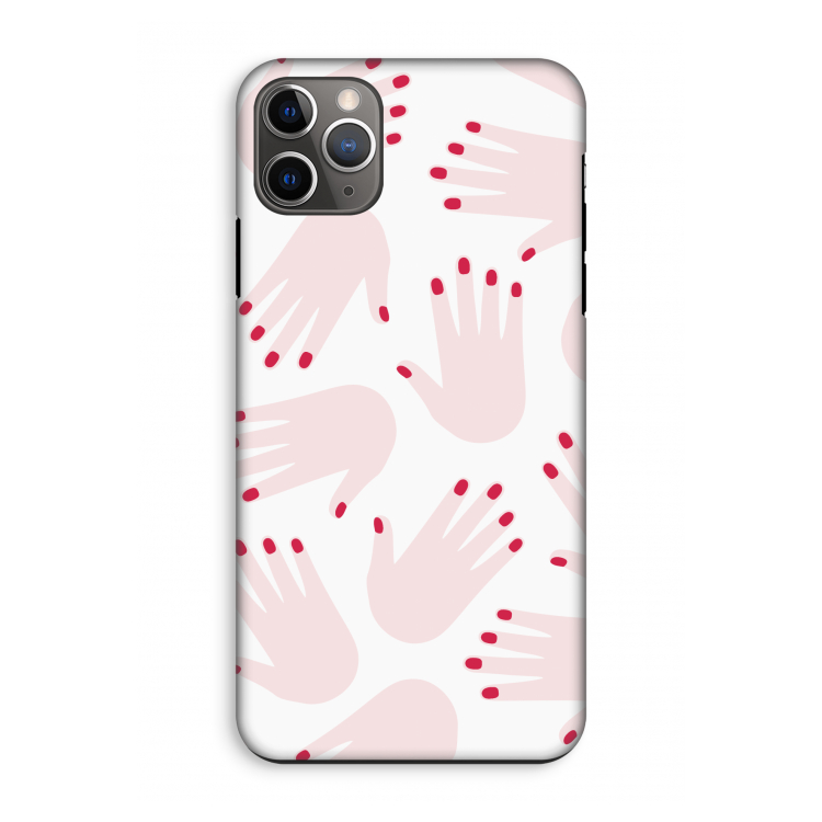 Hands pink: iPhone 11 Pro Max Tough Case