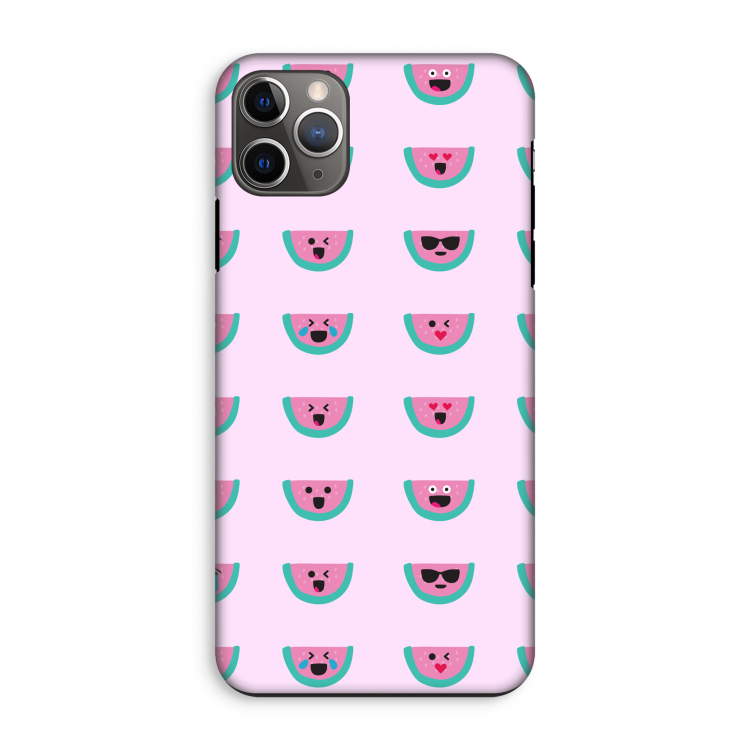 Smiley watermeloenprint: iPhone 11 Pro Max Tough Case
