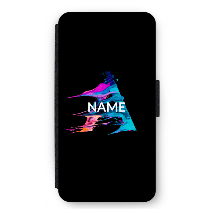 Abstract Spectrum: iPhone 11 Pro Max Flip Hoesje