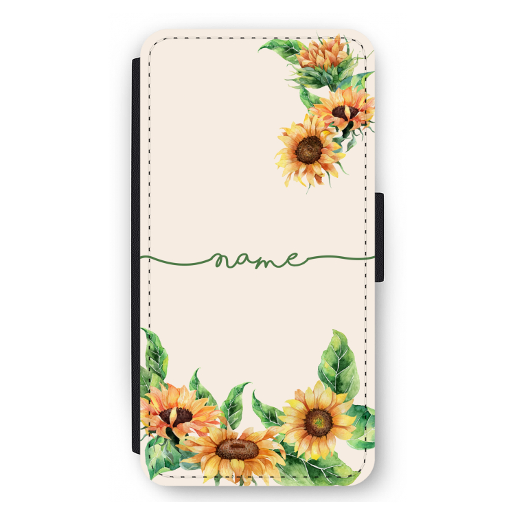 Zonnebloemen: iPhone 11 Pro Max Flip Hoesje