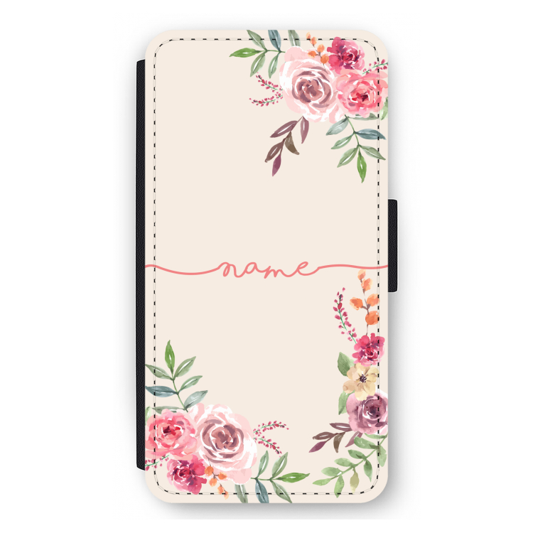 Rozen: iPhone 11 Pro Max Flip Hoesje