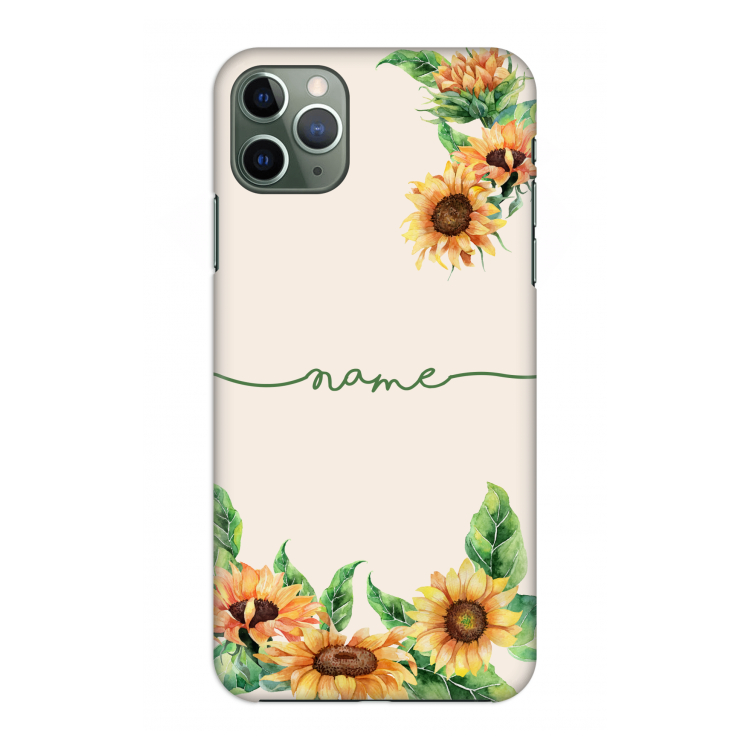 Zonnebloemen: Volledig geprint iPhone 11 Pro Max Hoesje