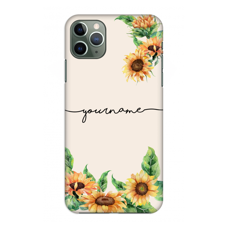 Zonnebloemen: Volledig geprint iPhone 11 Pro Max Hoesje