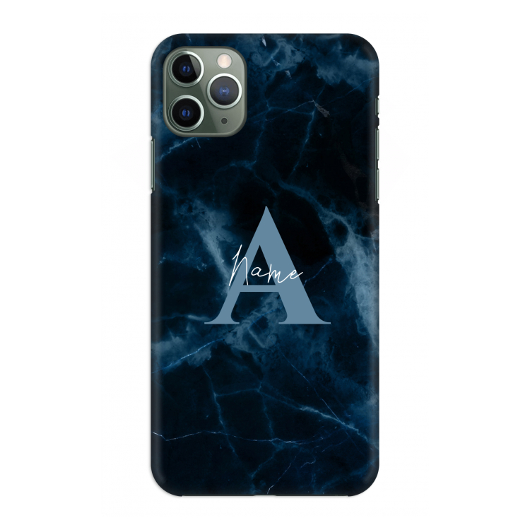 Midnight Marble: Volledig geprint iPhone 11 Pro Max Hoesje