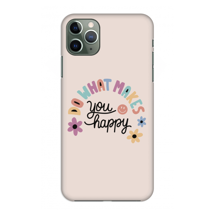 CaseCompany Happy days: Volledig geprint iPhone 11 Pro Max Hoesje