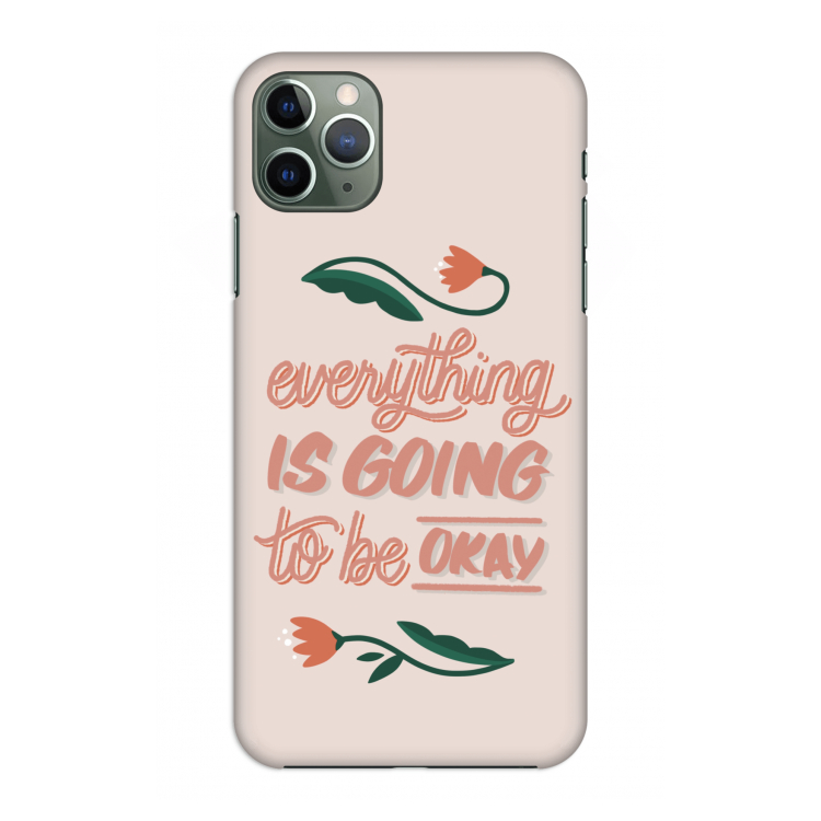 Optimistic flower girl: Volledig geprint iPhone 11 Pro Max Hoesje