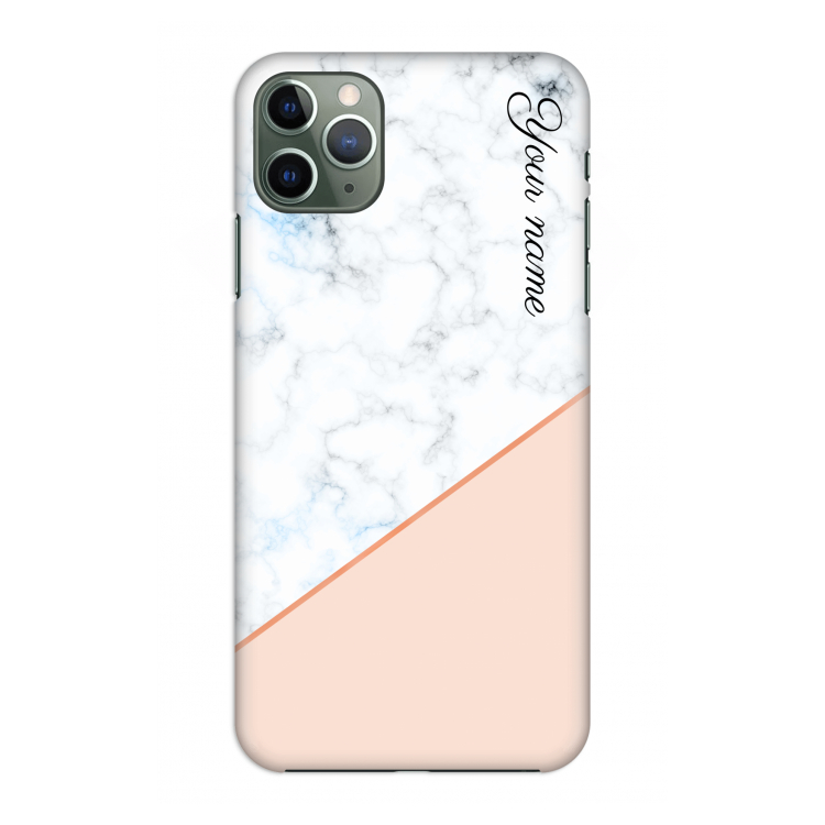 Marmer in stijl: Volledig geprint iPhone 11 Pro Max Hoesje